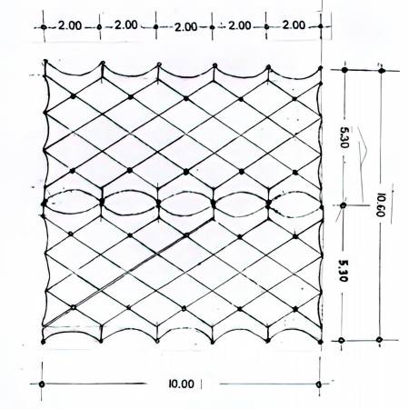 Bamboo tents - Galleries drawing floor plan