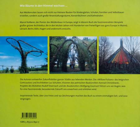 Book - Grüne Kathedralen "green cathedrals" in german, Marcel Kalberer & Micky Remann (back)