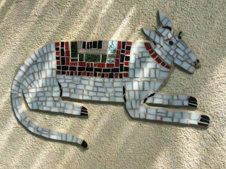 Mosaic - White animal / Heggelbach