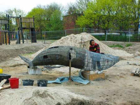 Mosaic - Whale gets concrete I